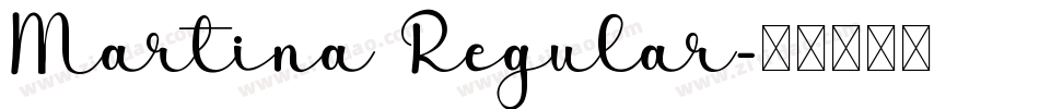 Martina Regular字体转换
